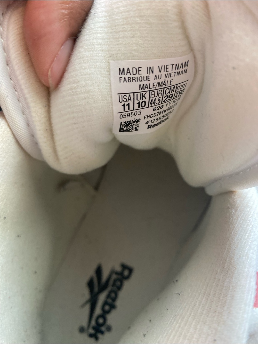 Reebok QUESTION MID OG 'RED TOE’ - Picture 4 of 5